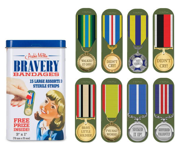 Archie McPhee - BANDAGE - BRAVERY