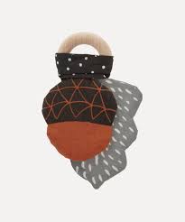 Crinkle Teether - Acorn