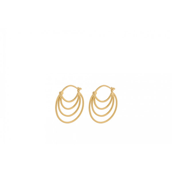Silhouette Earrings - Gold Plated