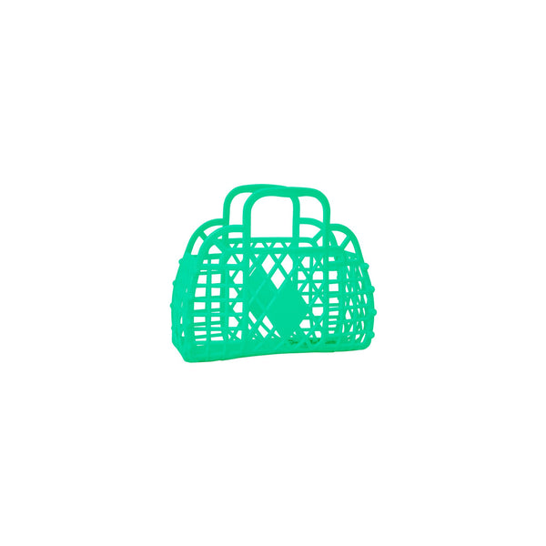 Sun Jellies - Retro Basket Jelly Bag - Green - Mini