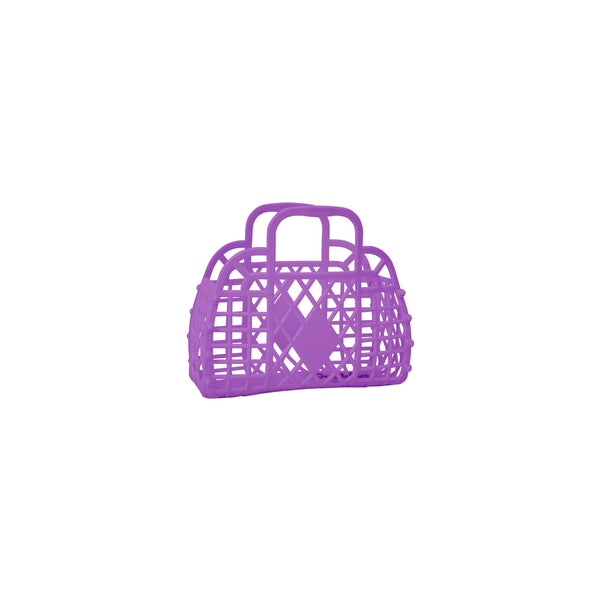 Sun Jellies - Retro Basket Jelly Bag - Purple - Mini