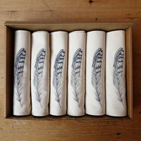 Napkin Gift Set of 6 - Feather