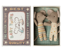 Baby Twin Mice in Box