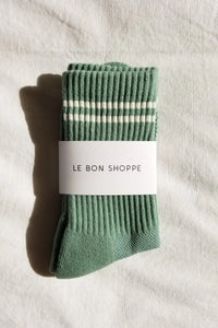 Le Bon Shoppe - Womens Boyfriend Socks - Meadow