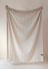 TBCo - Lambswool Blanket in Rainbow Stripe