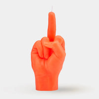 Candlehand - Neon Orange F**ck candle