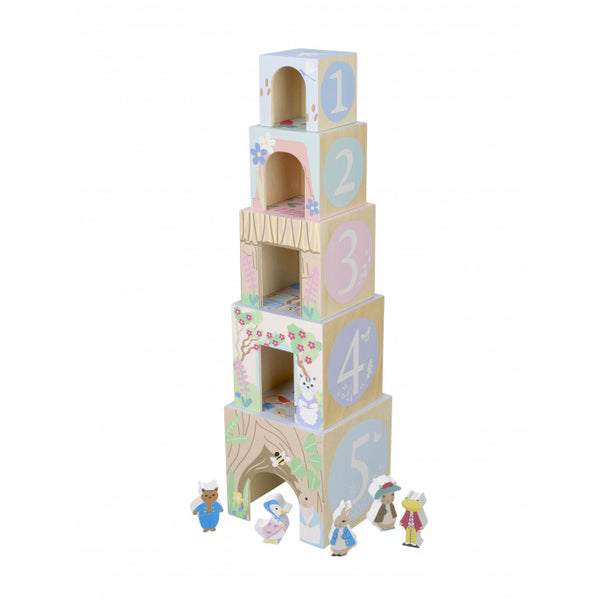 Orange Tree Toys - Stacking Cubes - Peter Rabbit