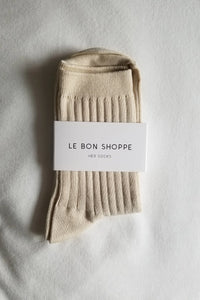 Le Bon Shoppe - Womens Her Socks - Porcelain