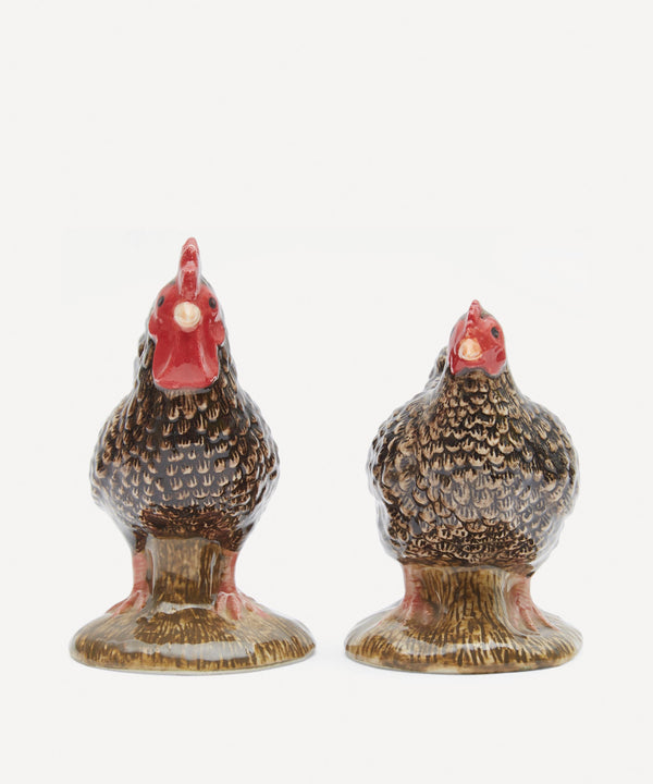 Maran Hen and Cockerel Salt and Pepper