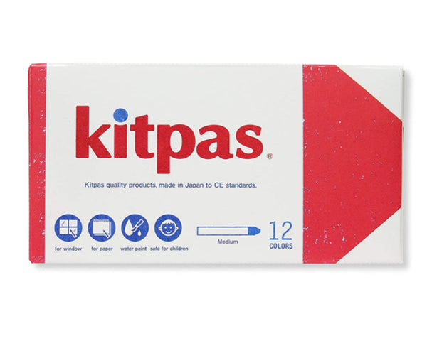 Kitpas - Crayon Medium 12 colours