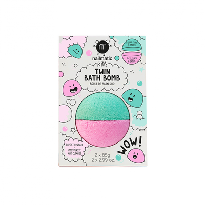 Twin Bath Bomb - Pink & Lagoon