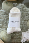 Le Bon Shoppe - Womens Hut Socks - White Linen