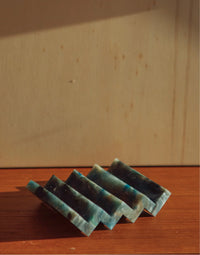 Müll - Recycled Plastic Soap Dish - Zig Zag - Marble