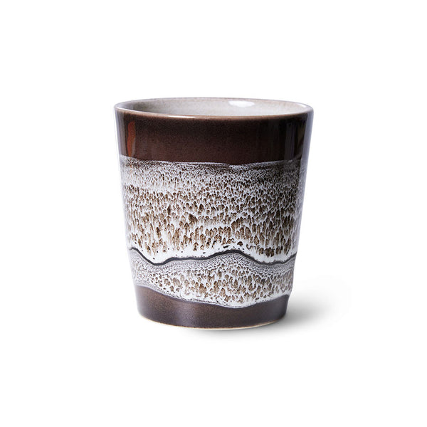 70s Ceramics: coffee Mug hurricane