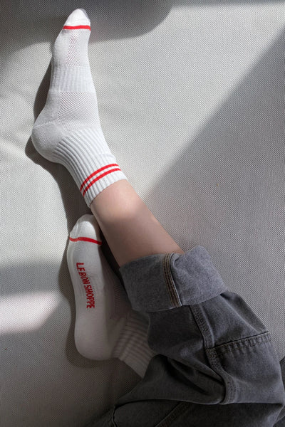 Le Bon Shoppe - Boyfriend Socks - Clean White