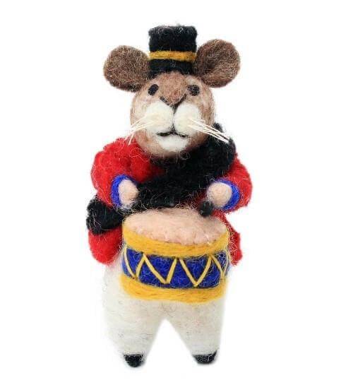 Amica - Little Drummer Mouse Decoration