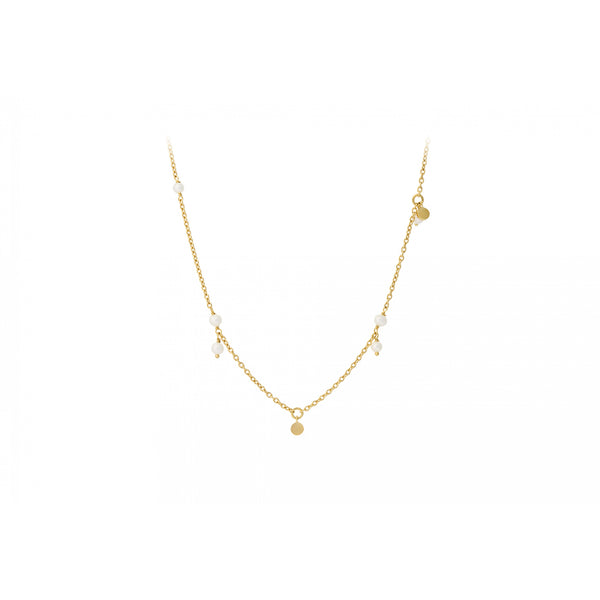 Ocean Pearl Necklace - Gold Plated