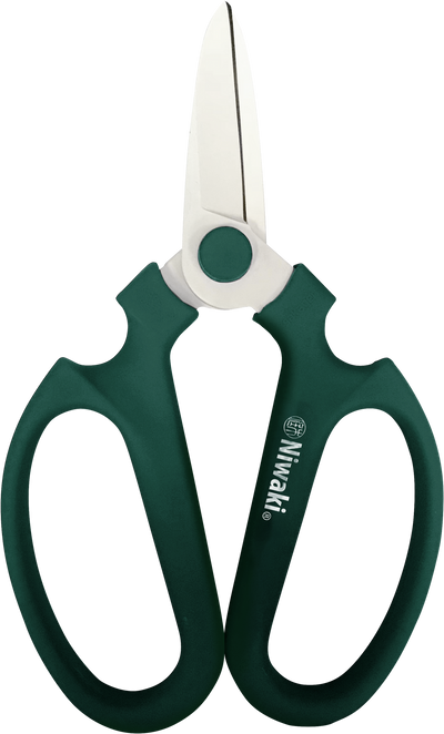 Flower Scissors - Moss Green