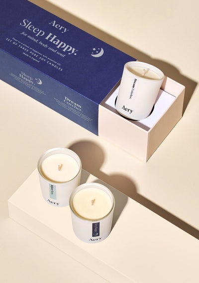 Sleep Happy Gift Set Of Three - Votive Candles