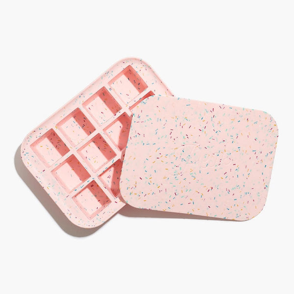 W&P - ICE CUBE TRAY - SPECKLED PINK