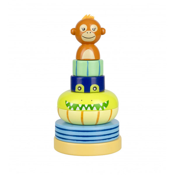 Orange Tree Toys - Jungle Animal Stacking Ring