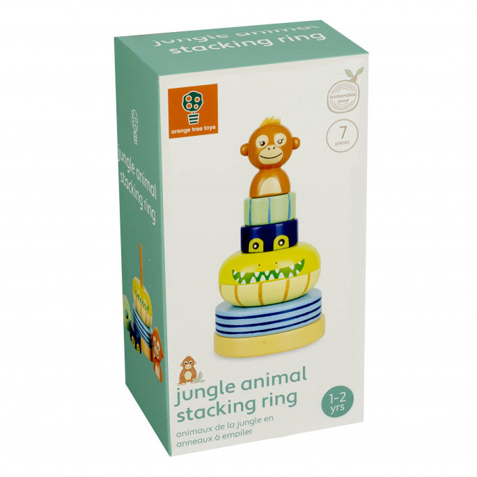 Orange Tree Toys - Jungle Animal Stacking Ring