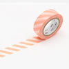 MT Washi Tape  - Stripe Salmon Pink